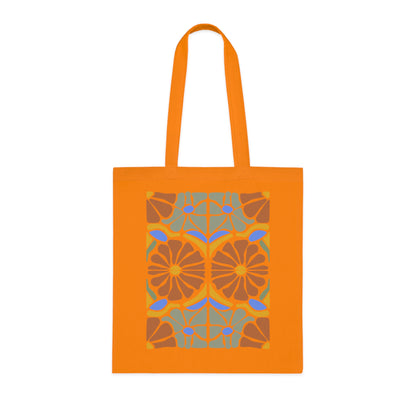 Abstract flowers 16 Cotton Tote