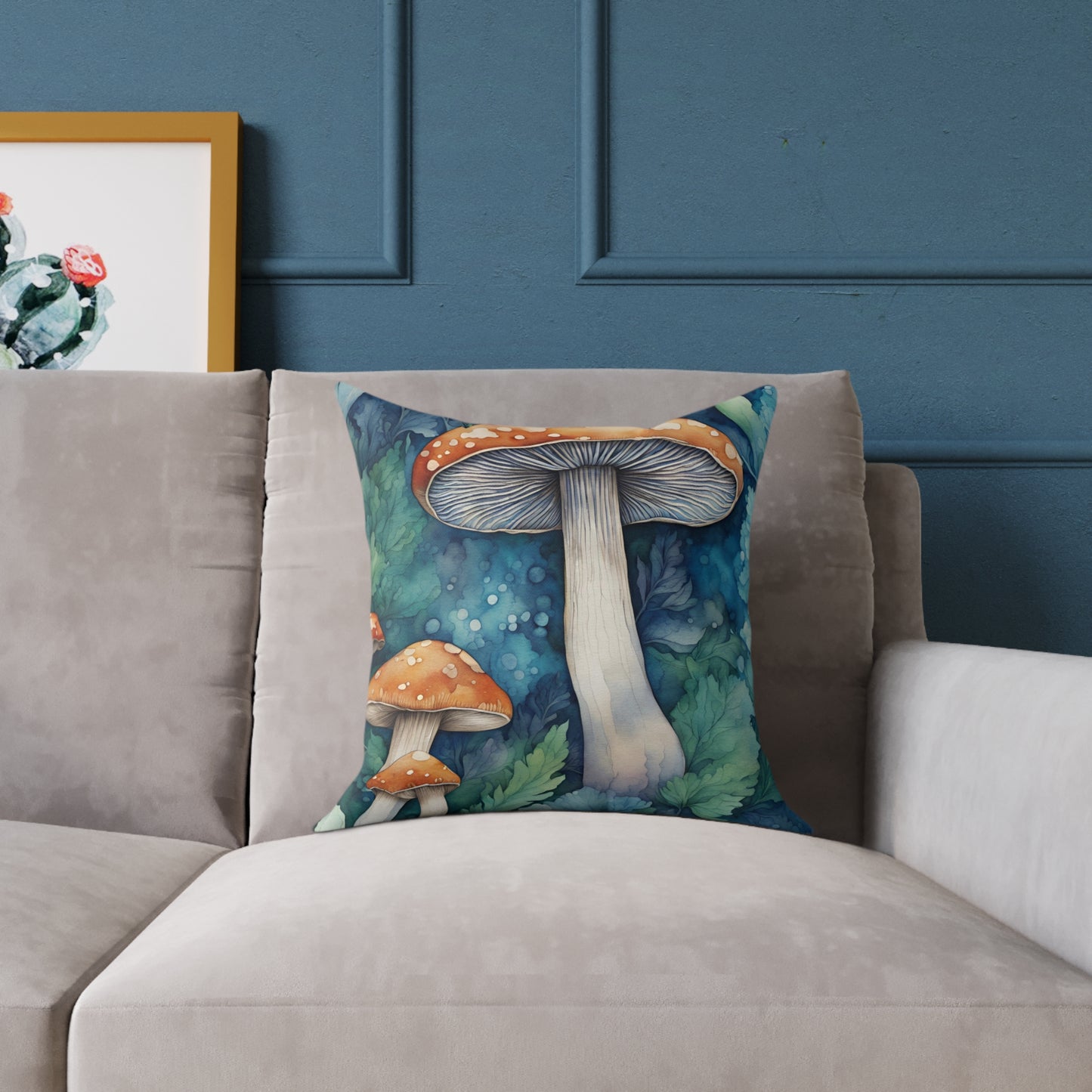 Toadstool 03 Poly Pillow - Natures Beauty Design
