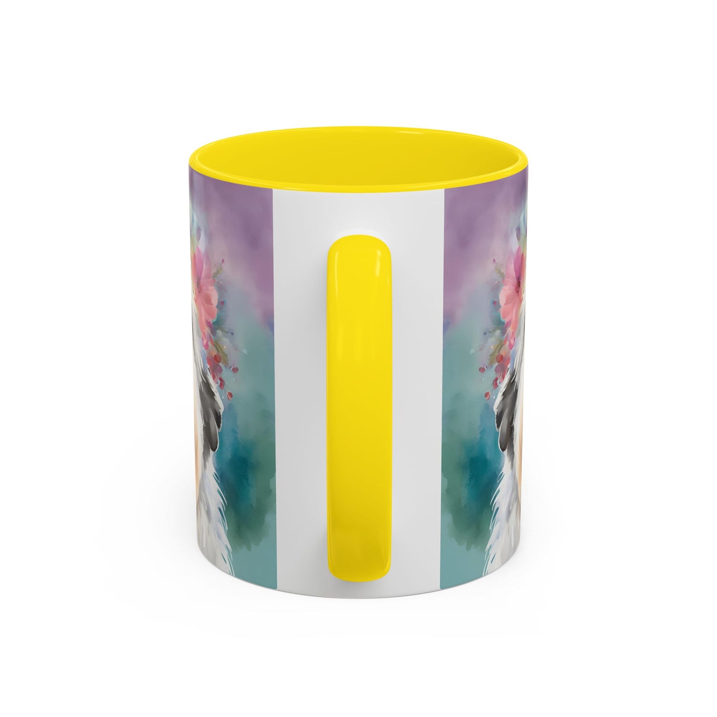 Bearded Collie 04 Accent Coffee Mug - Dog Lover Gift