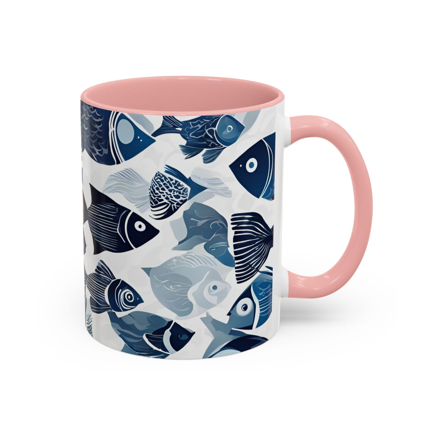 Fish 12 Accent Coffee Mug (11oz)