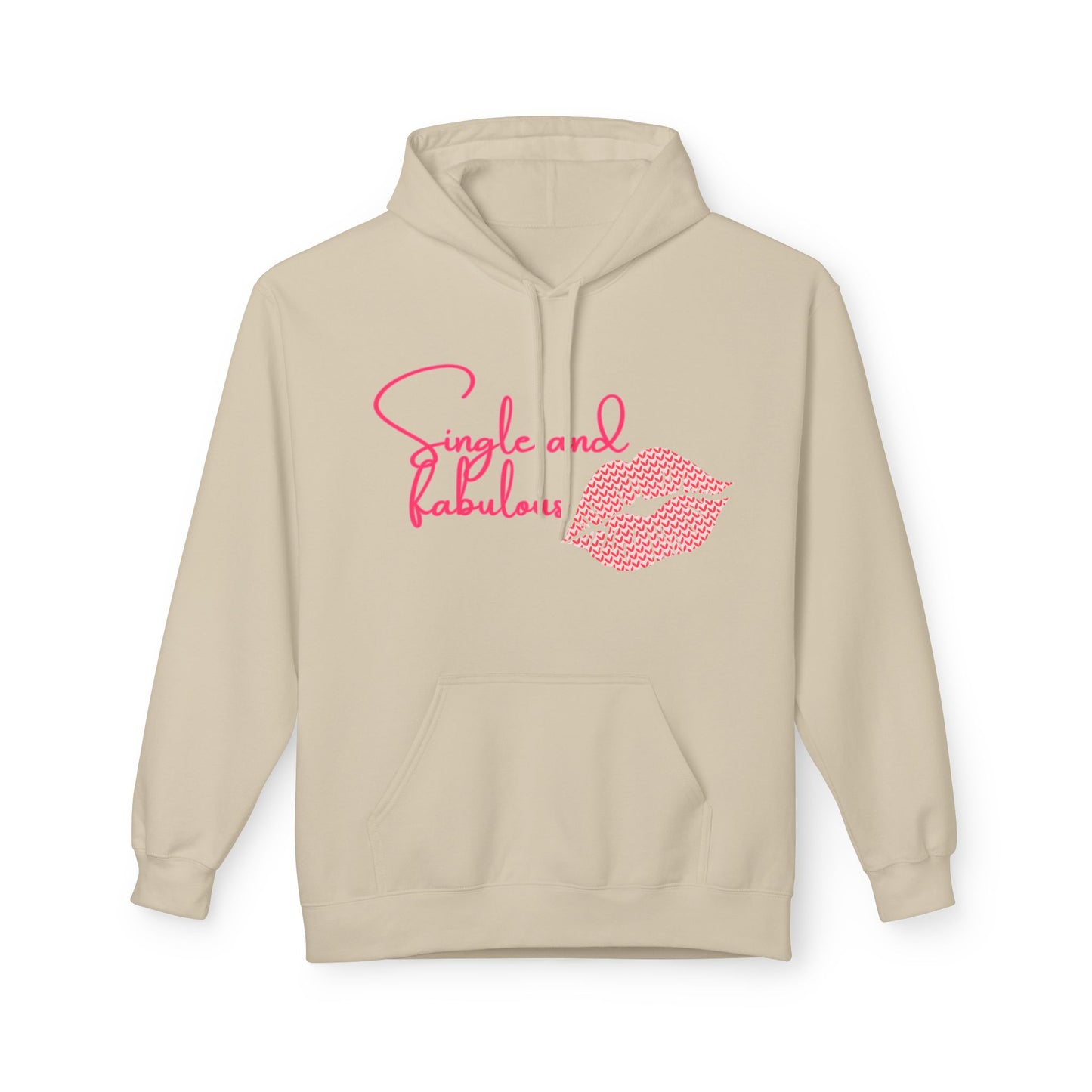 Single And Fabulous Unisex Valentines Hoodie