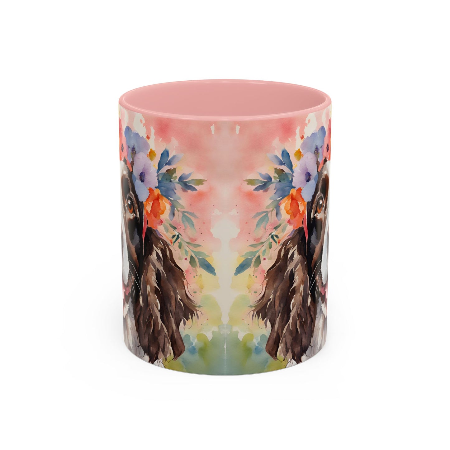 Springer Spaniel 03 Accent Coffee Mug - Dog Lover Gift