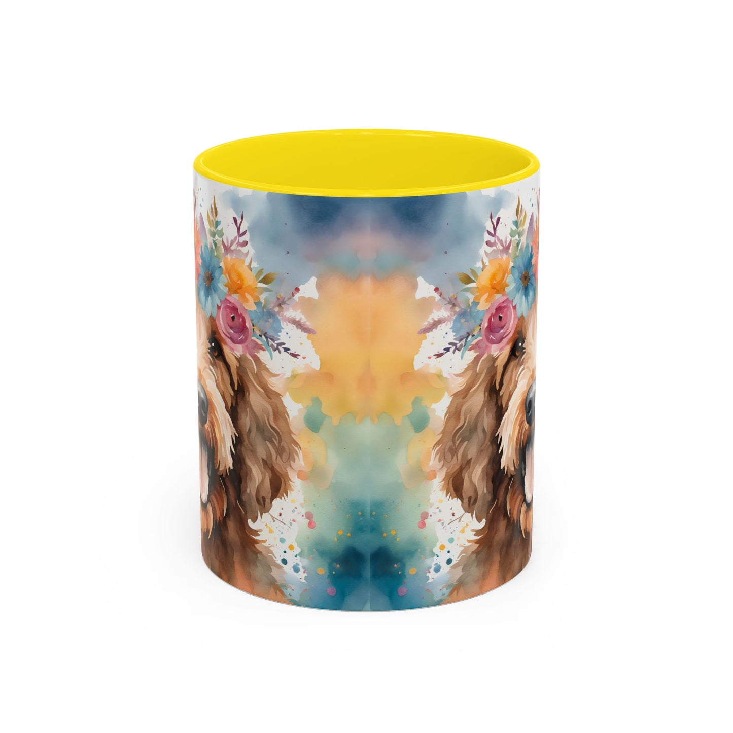 Labradoodle 03 Accent Coffee Mug - Dog Lover Gift