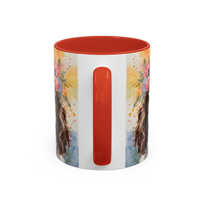 Springer Spaniel 03 Accent Coffee Mug - Dog Lover Gift