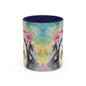 Bearded Collie 03 Accent Coffee Mug - Dog Lover Gift