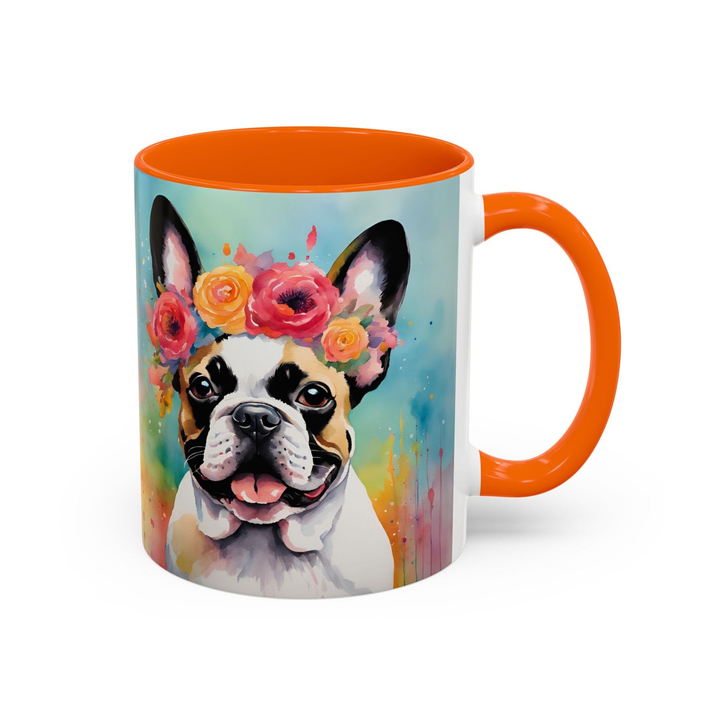 French Bulldog 03 Accent Coffee Mug - Dog Lover Gift