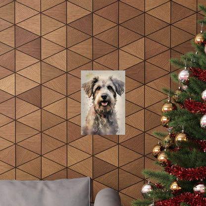 Dogs Bertie Gorgeous Scruff 04 Matte Vertical Poster