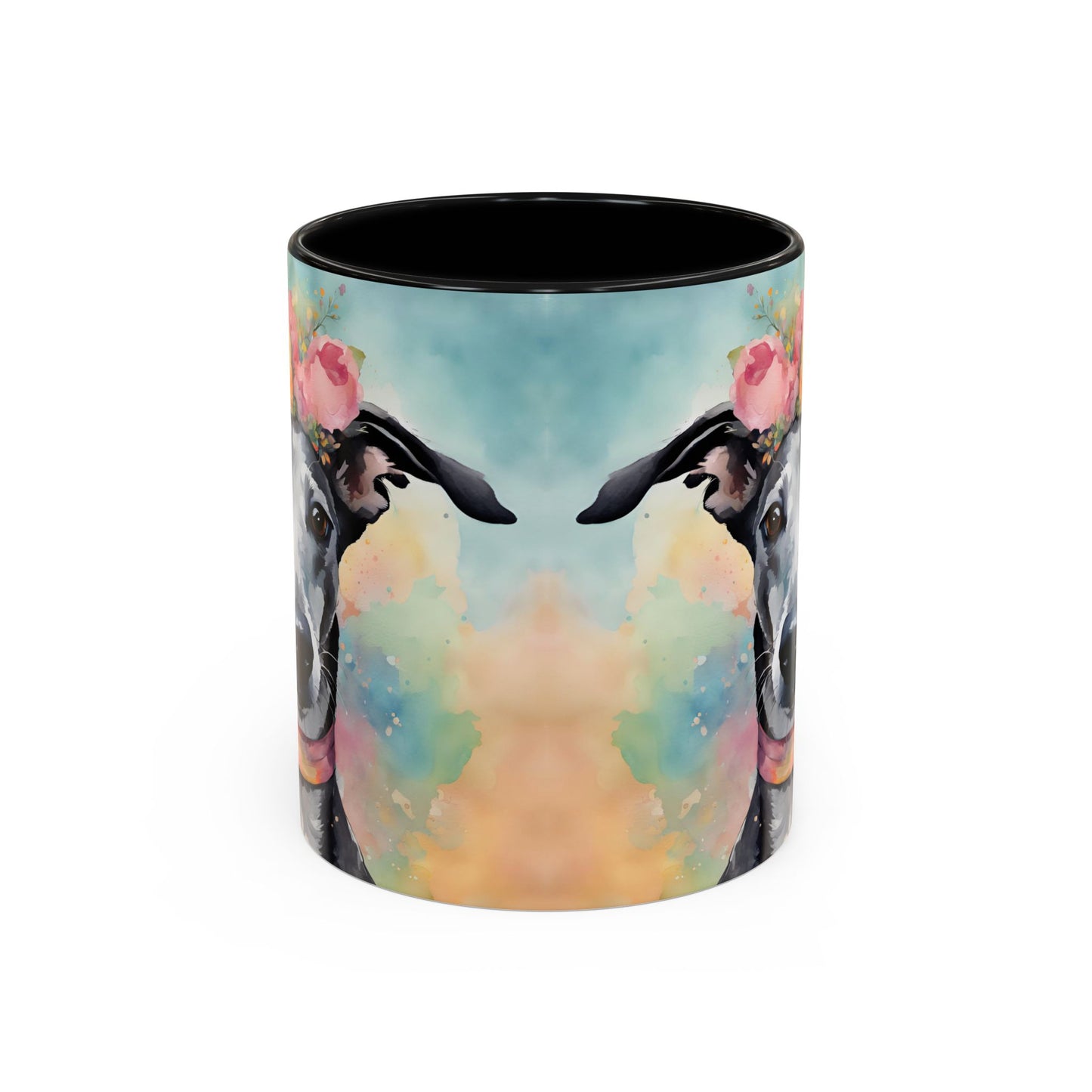 Greyhound 03 Accent Coffee Mug - Dog Lover Gift