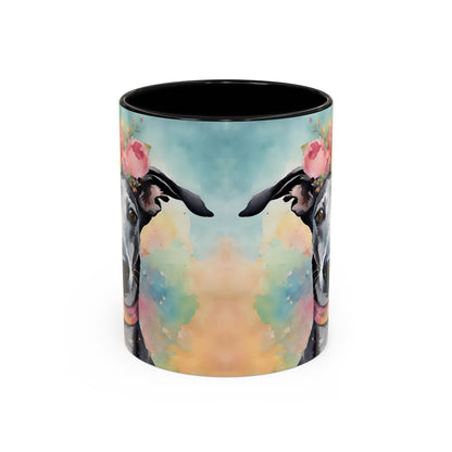 Greyhound 03 Accent Coffee Mug - Dog Lover Gift