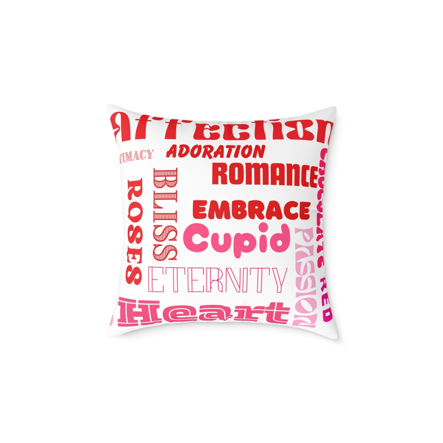 Bliss Words Poly Pillow