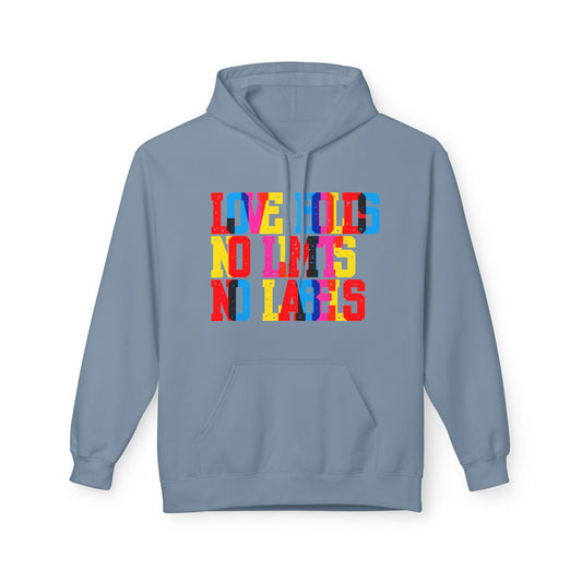 Love Holds No Limits No Labels Unisex Valentines Hoodie