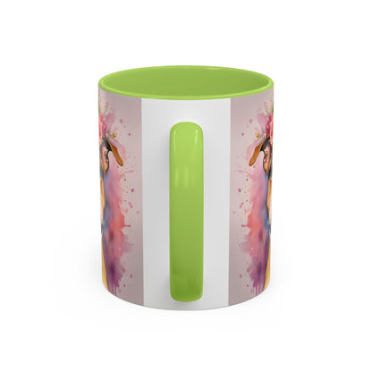 Staffordshire Bull Terrier 02 Accent Coffee Mug - Dog Lover Gift