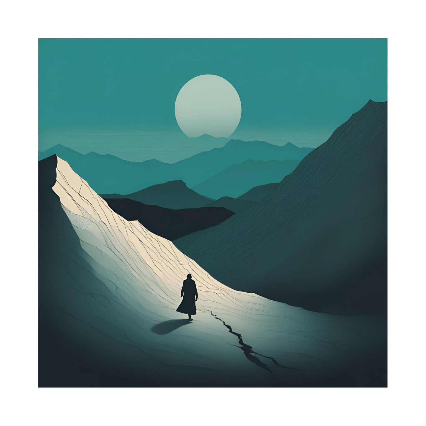 Lone Collection Walker 9 Matte Square Posters