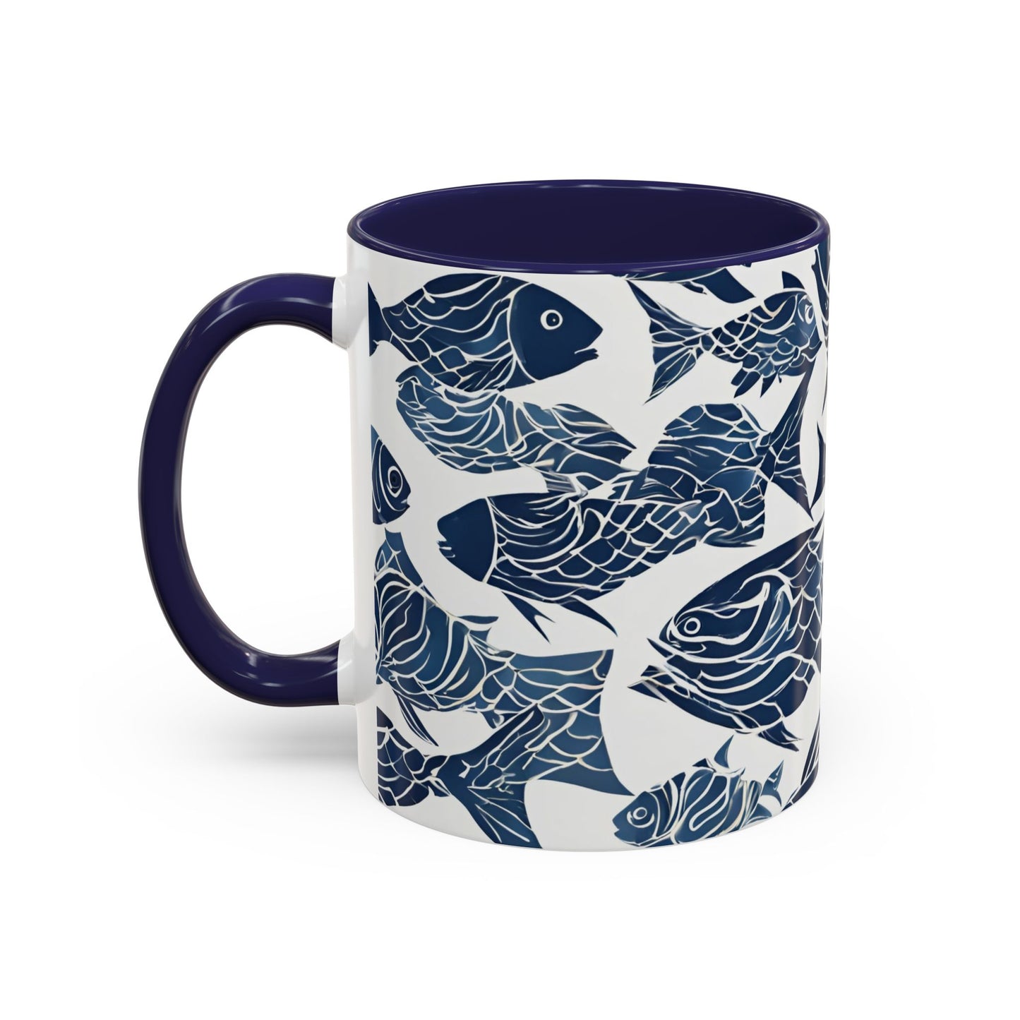 Fish 06 Accent Coffee Mug (11oz)