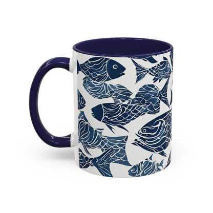 Fish 06 Accent Coffee Mug (11oz)