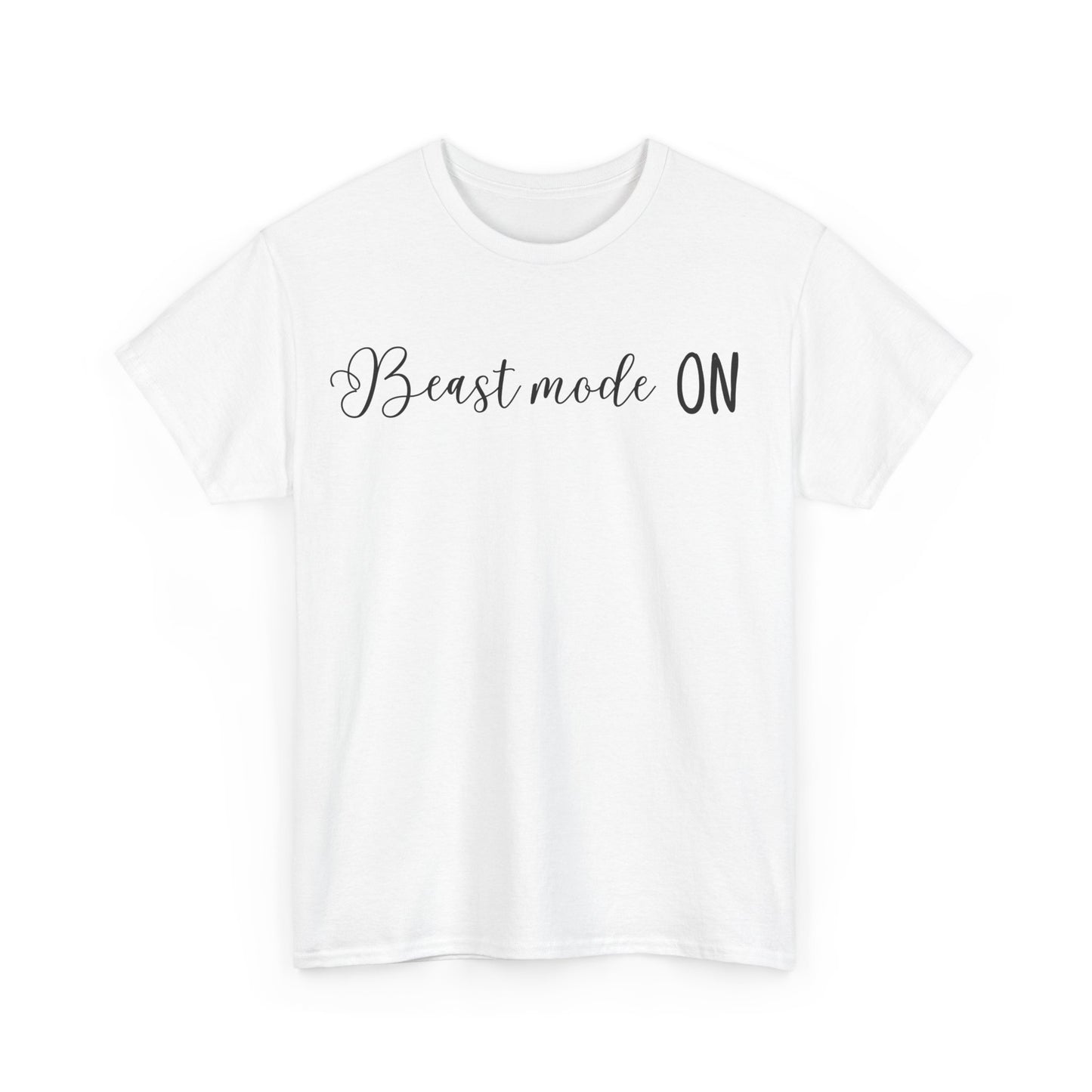 Beast Mode On Unisex Heavy Cotton Tee