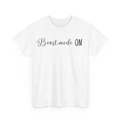 Beast Mode On Unisex Heavy Cotton Tee