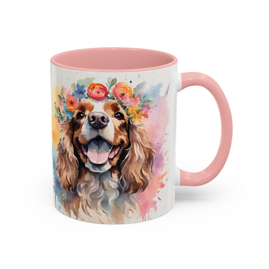 Cocker Spaniel 02 Accent Coffee Mug - Dog Lover Gift
