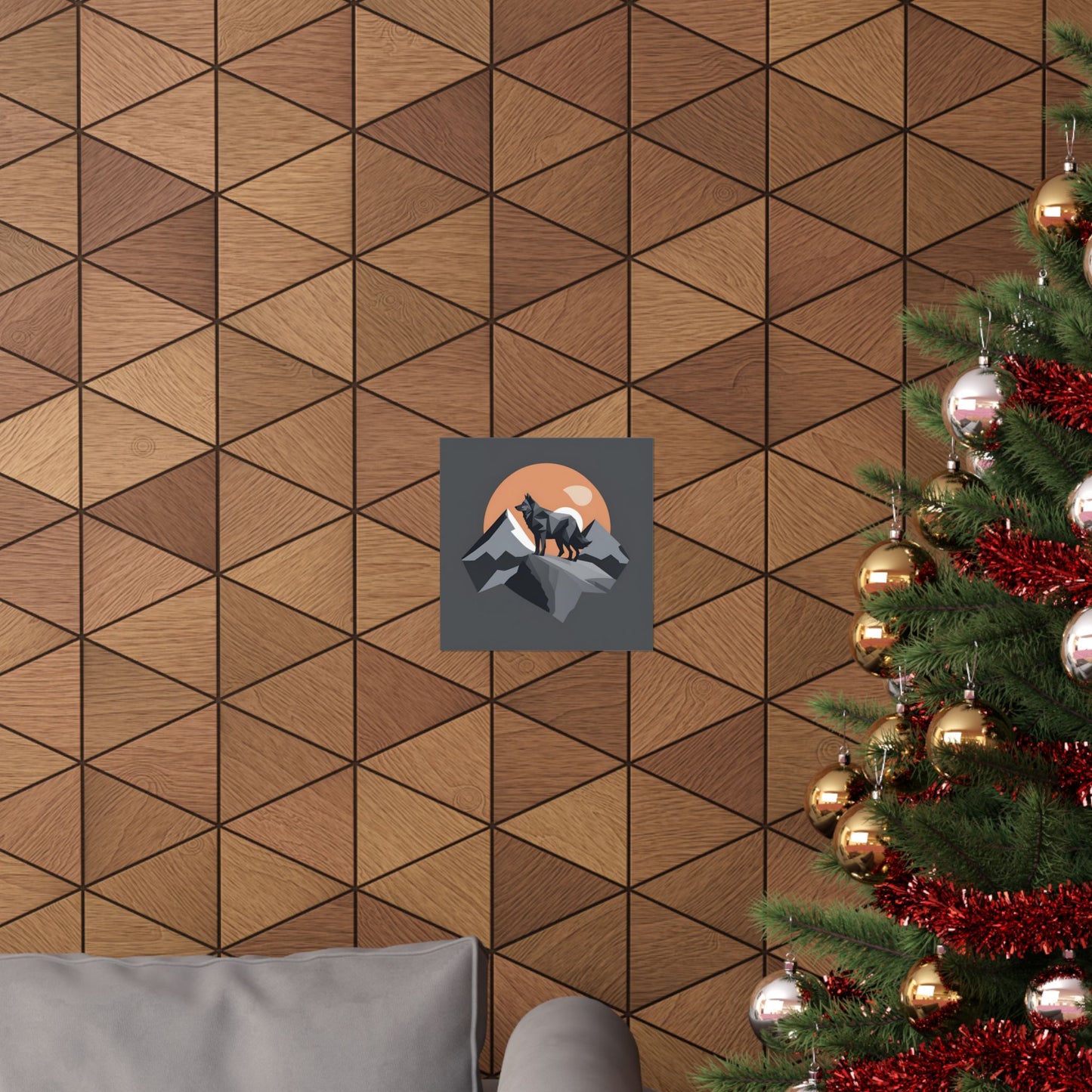 Lone Collection Wolf 17 Matte Square Posters