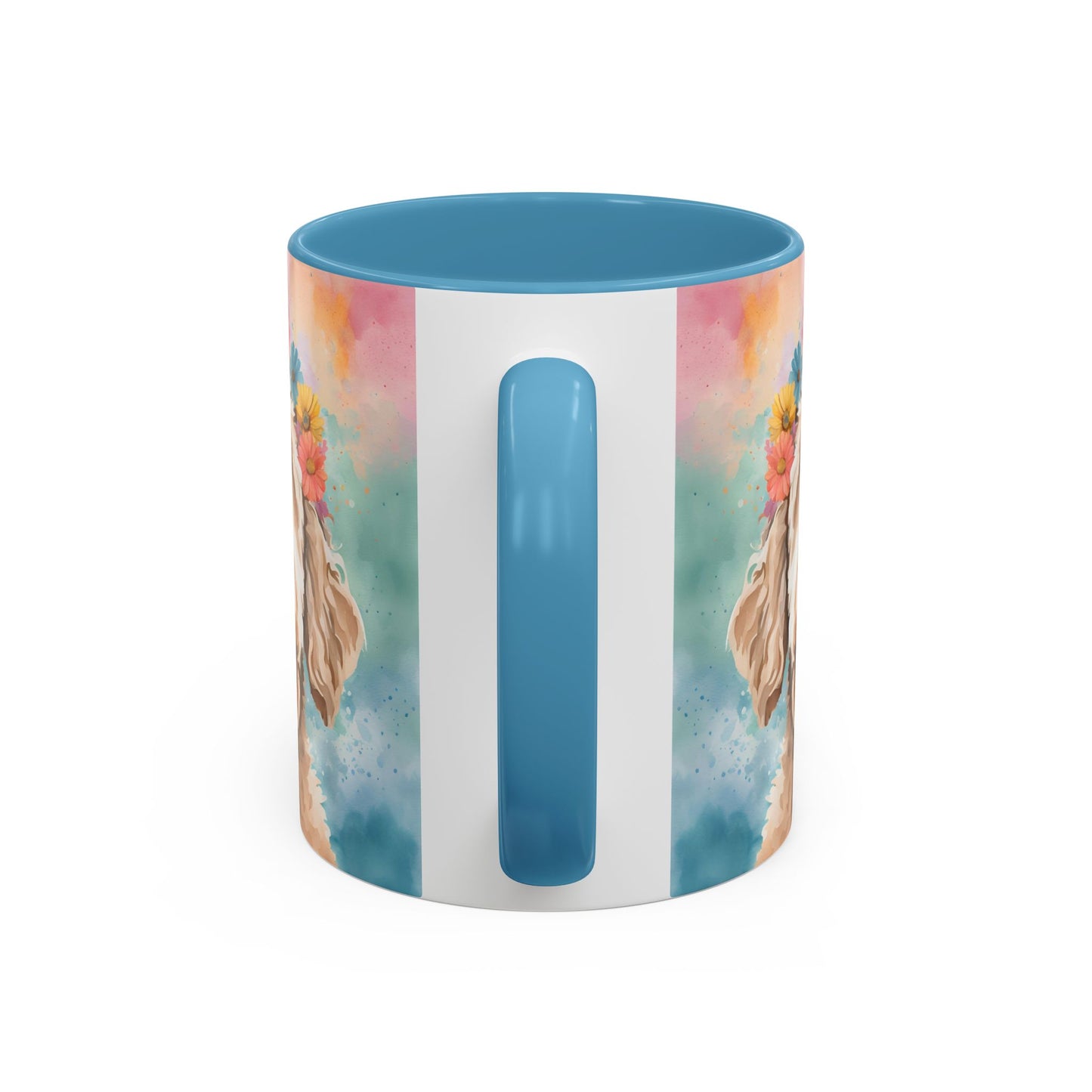 Labradoodle 02 Accent Coffee Mug - Dog Lover Gift