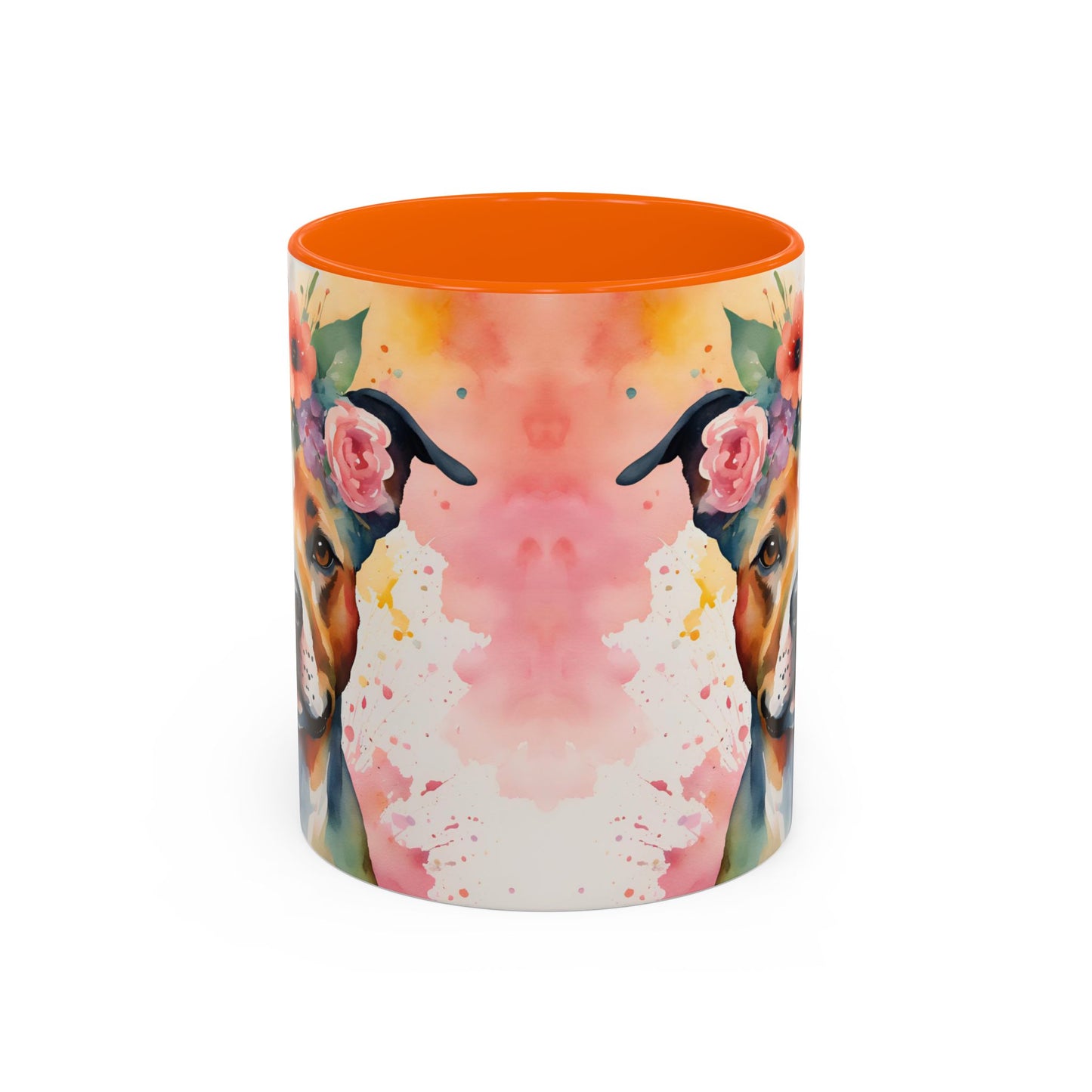 Staffordshire Bull Terrier 03 Accent Coffee Mug - Dog Lover Gift