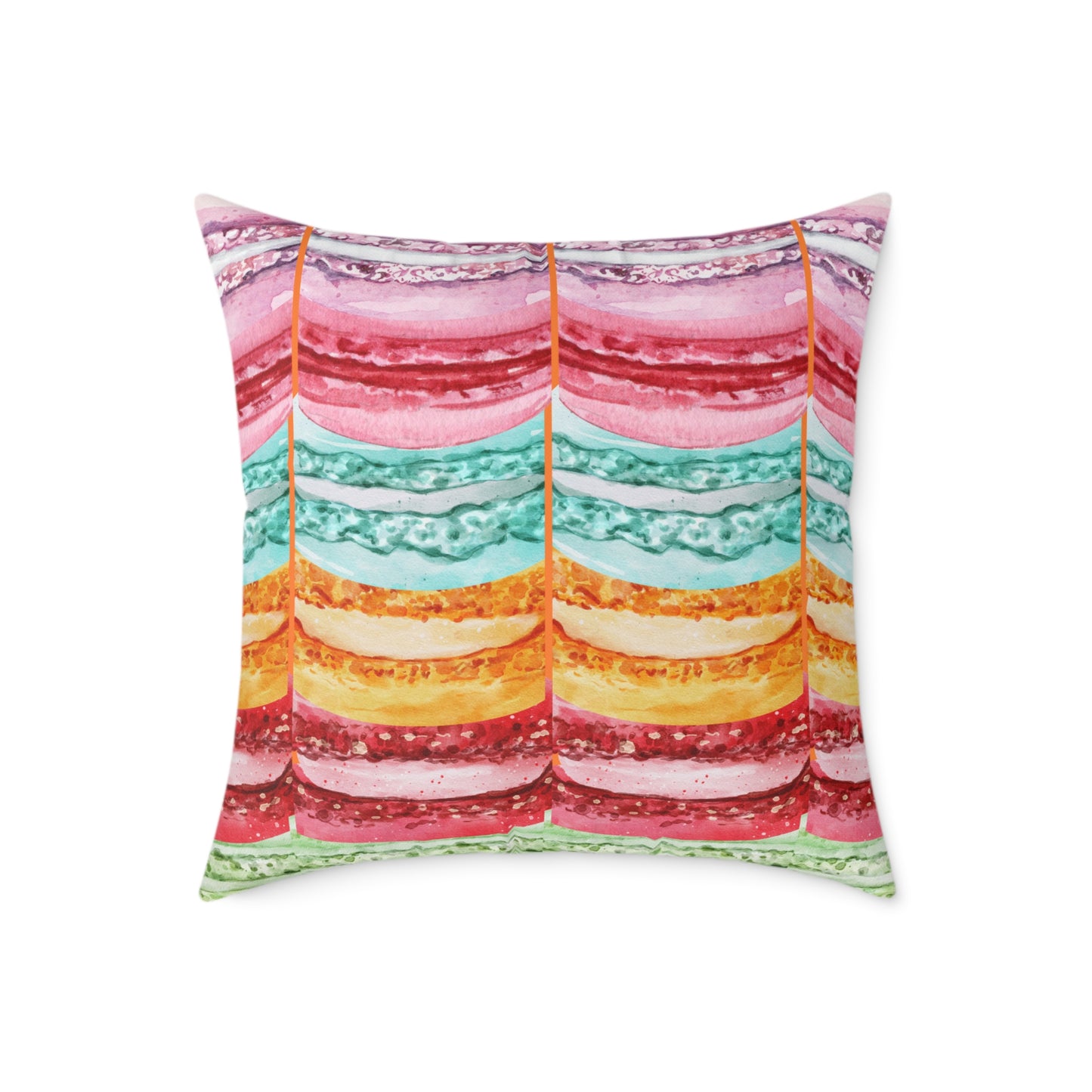 Valentine Macaroons Poly Pillow
