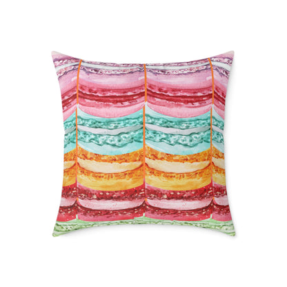 Valentine Macaroons Poly Pillow