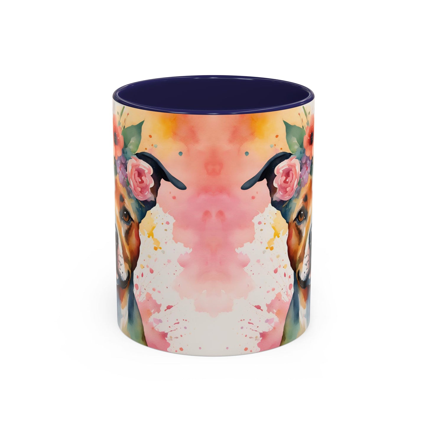 Staffordshire Bull Terrier 03 Accent Coffee Mug - Dog Lover Gift