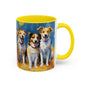 Multicolored Doggies 1 Accent Mug 11oz