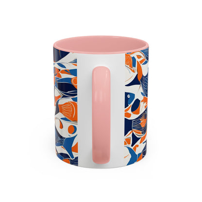 Orange Fish 06 Accent Coffee Mug (11oz)