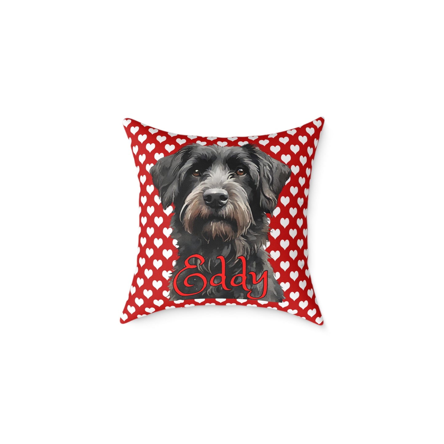 Personalized Valentine Pet Eddy Poly Cushion/Pillow 5 sizes