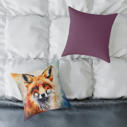 Fox 01 Poly Pillow - Natures Beauty Design