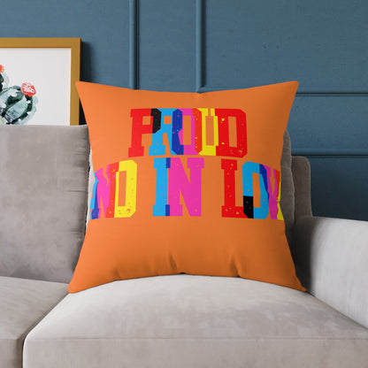 Proud And In Love Poly Pillow
