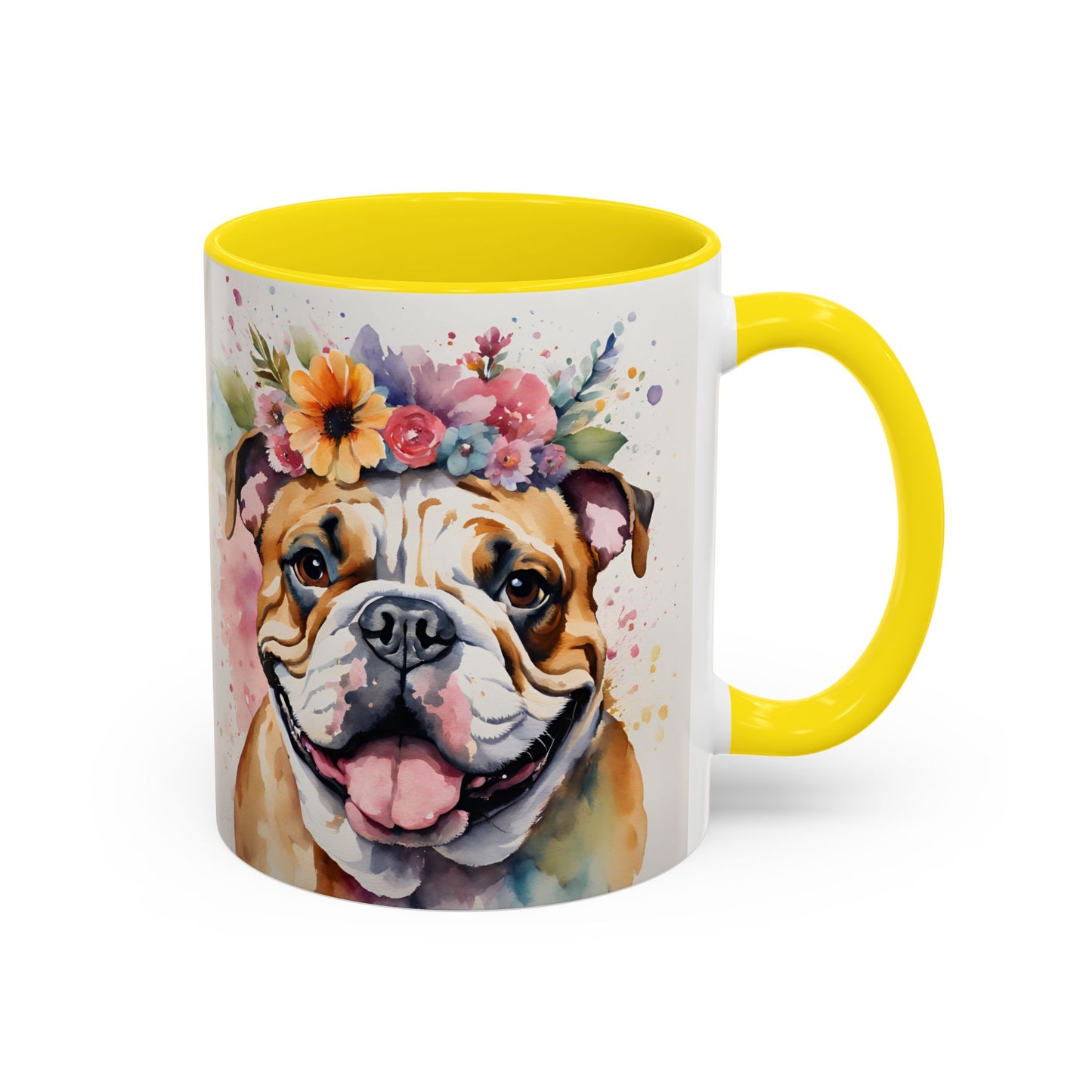 British Bulldog 03 Accent Coffee Mug - Dog Lover Gift