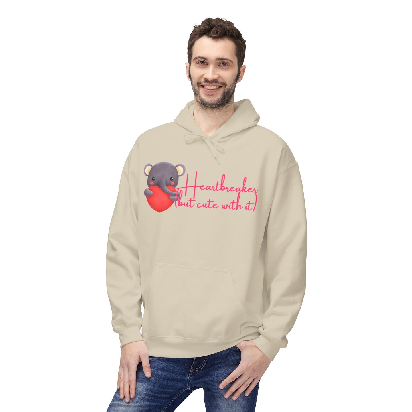 Heartbreaker (But Cute With It) Unisex Valentines Hoodie