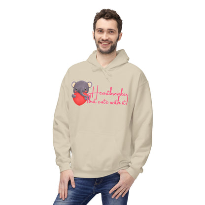 Heartbreaker (But Cute With It) Unisex Valentines Hoodie