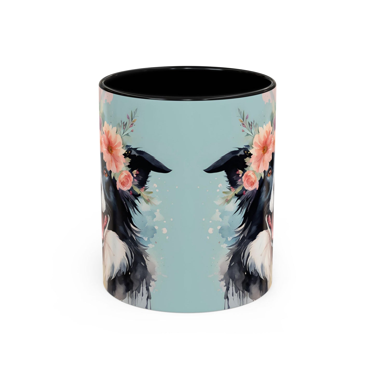 Border Collie 02 Accent Coffee Mug - Dog Lover Gift