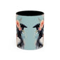 Border Collie 02 Accent Coffee Mug - Dog Lover Gift