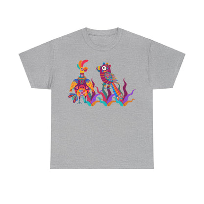 Jazzy birds 01 Unisex Heavy Cotton Tee