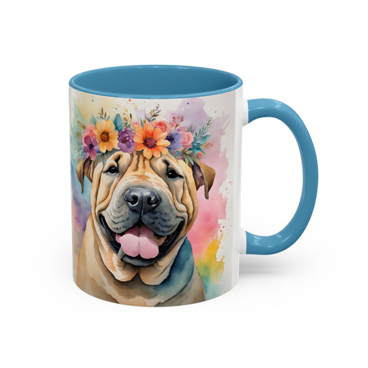 Shar Pei 02 Accent Coffee Mug - Dog Lover Gift