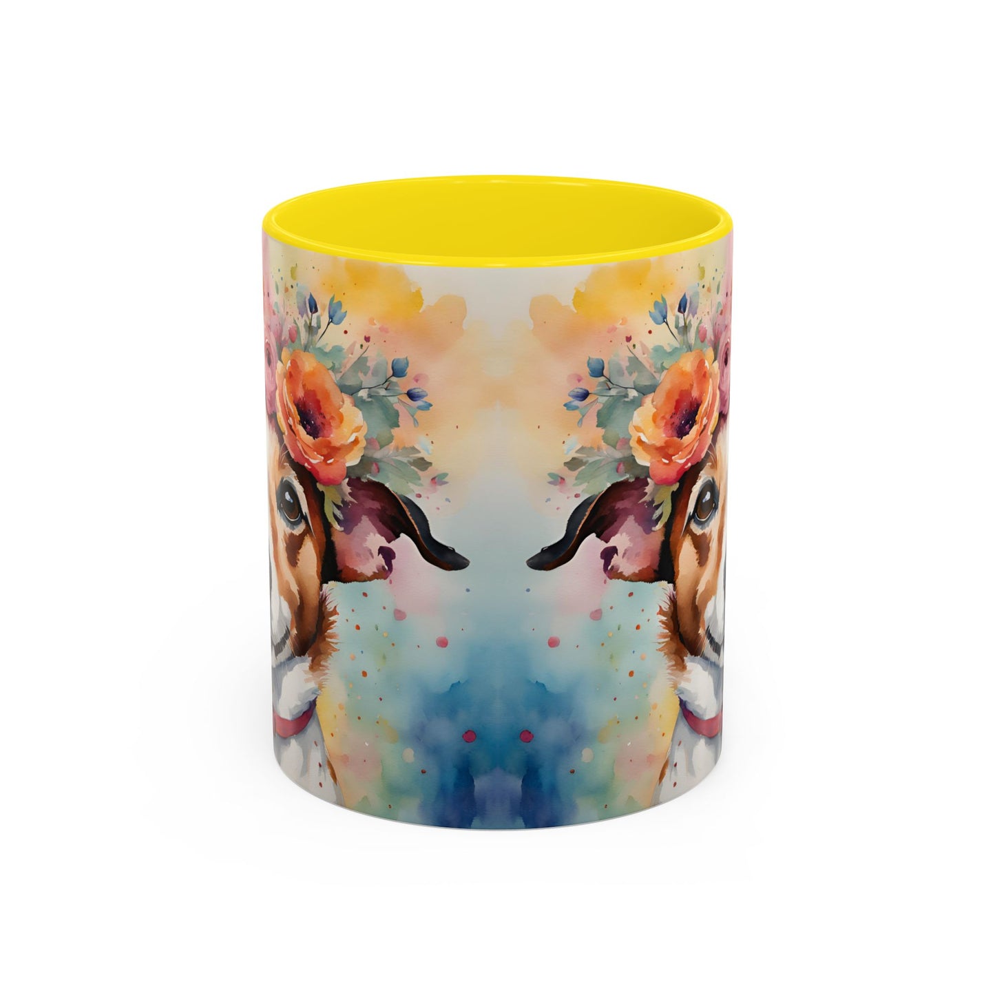 Jack Russell 04 Accent Coffee Mug - Dog Lover Gift
