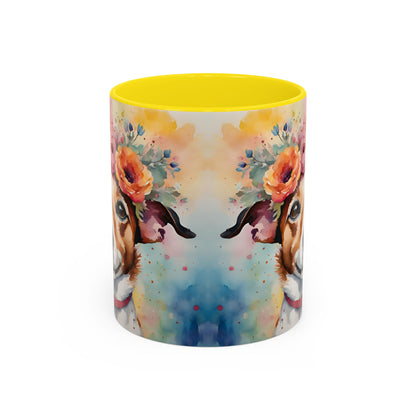 Jack Russell 04 Accent Coffee Mug - Dog Lover Gift