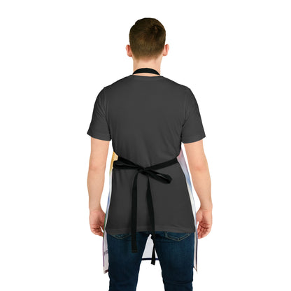 Multicolored Pot Plant 1 Adult Apron (AOP)