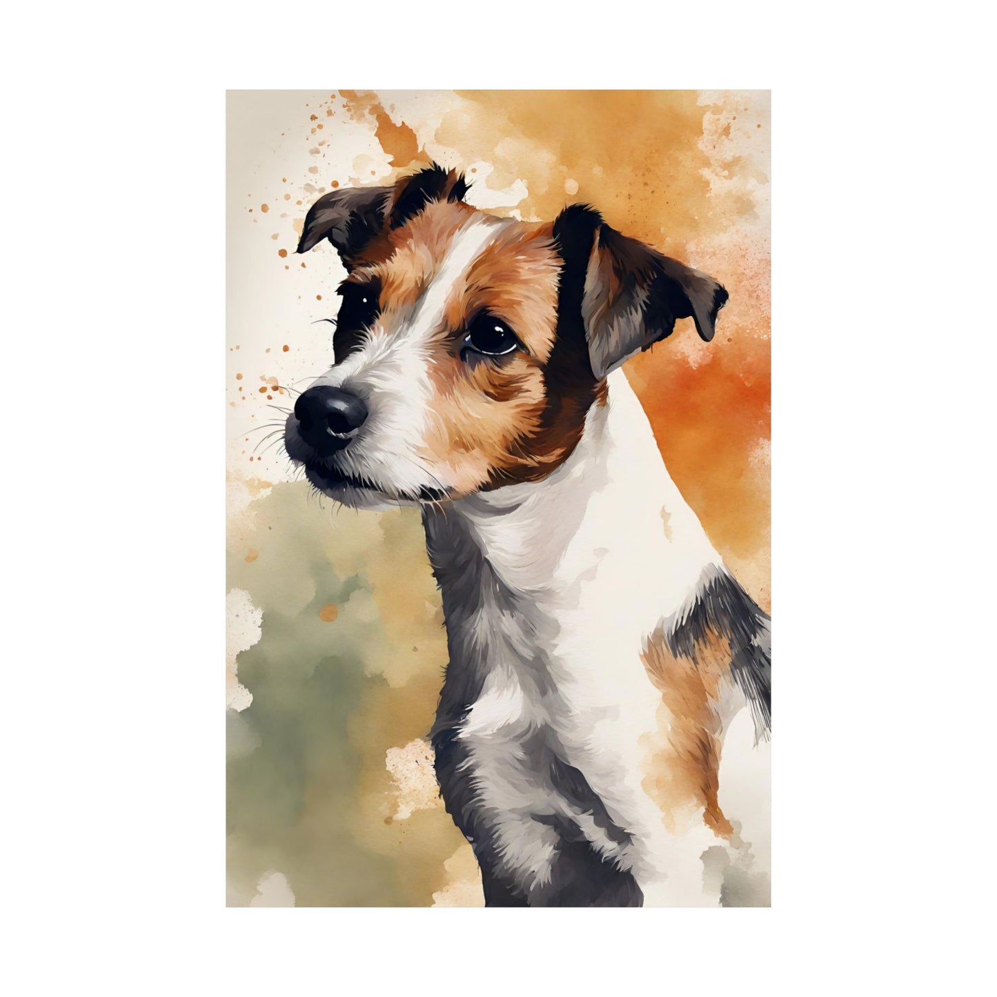 Dogs Jack Russell 01 Matte Vertical Poster