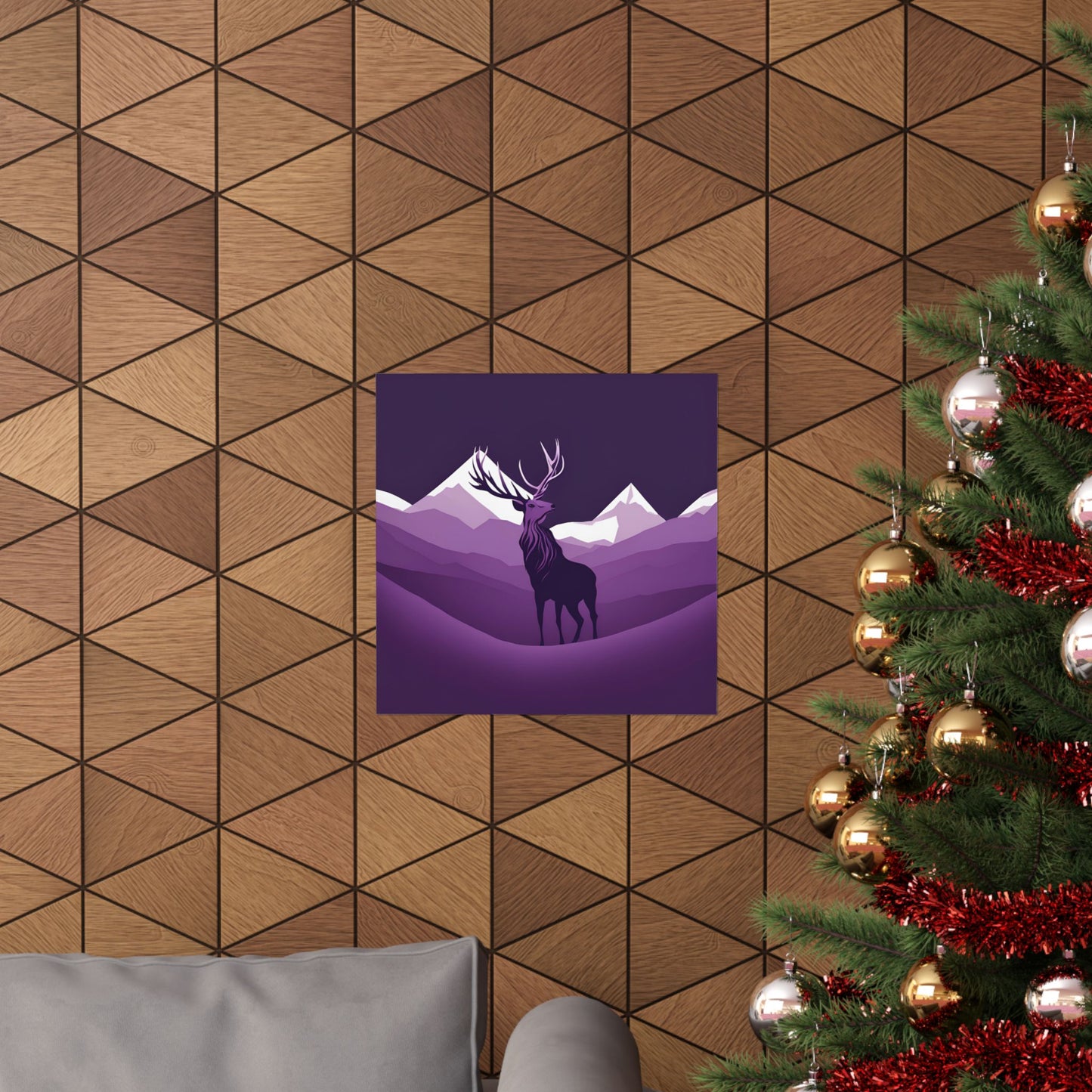 Lone Collection Stag 13 Matte Square Posters