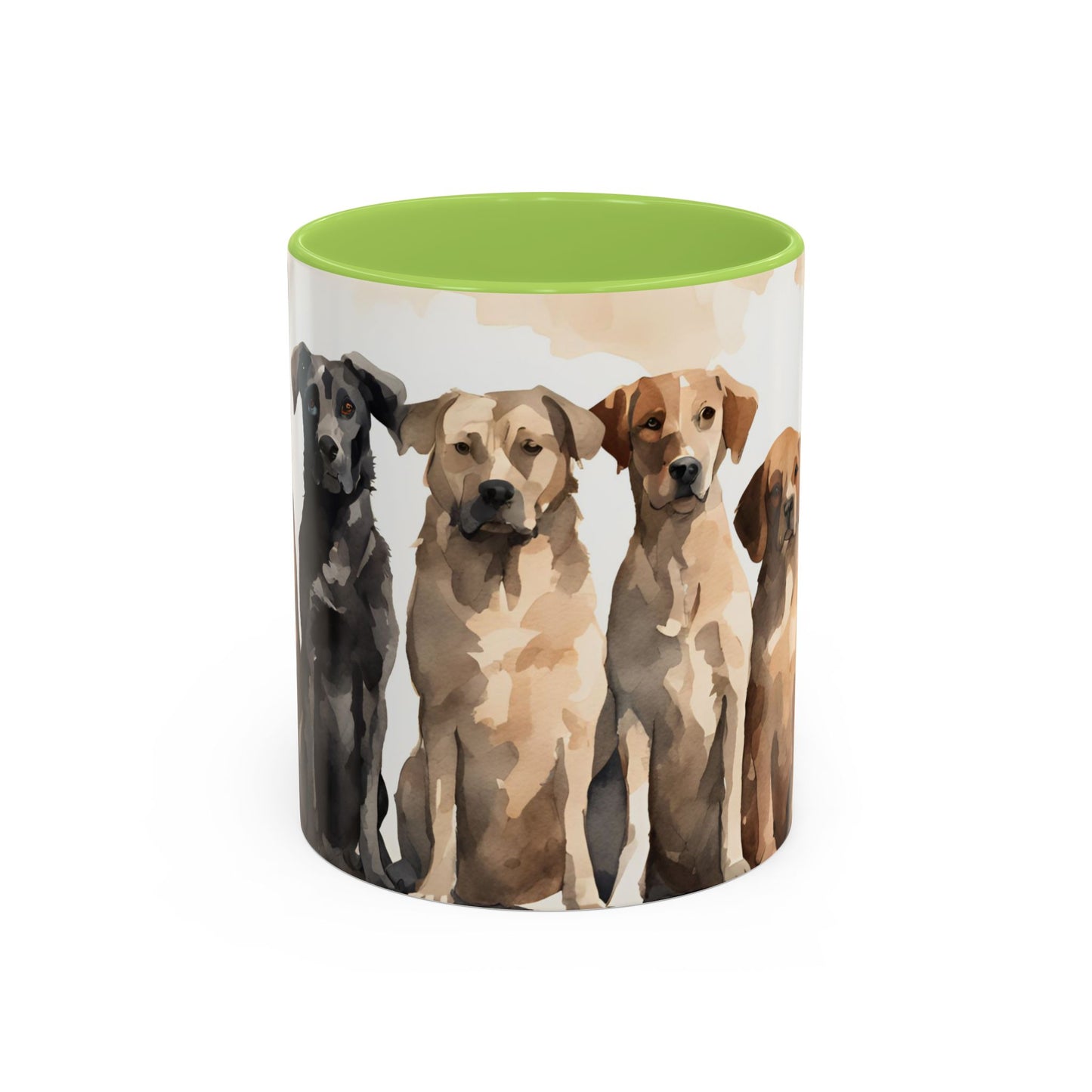 Doggies in a Row 3 Accent Mug 11oz