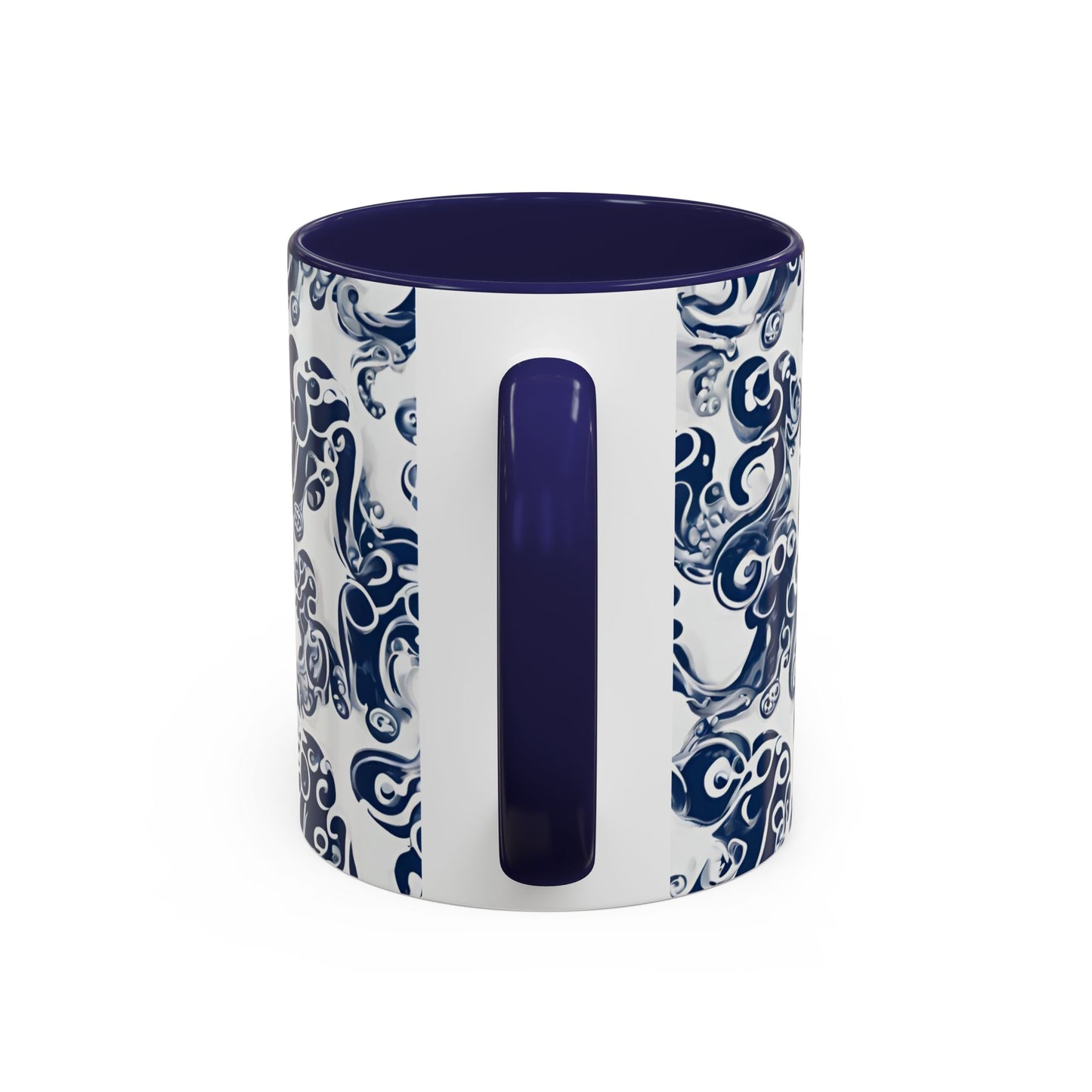 Octopus 2 Accent Coffee Mug (11oz)
