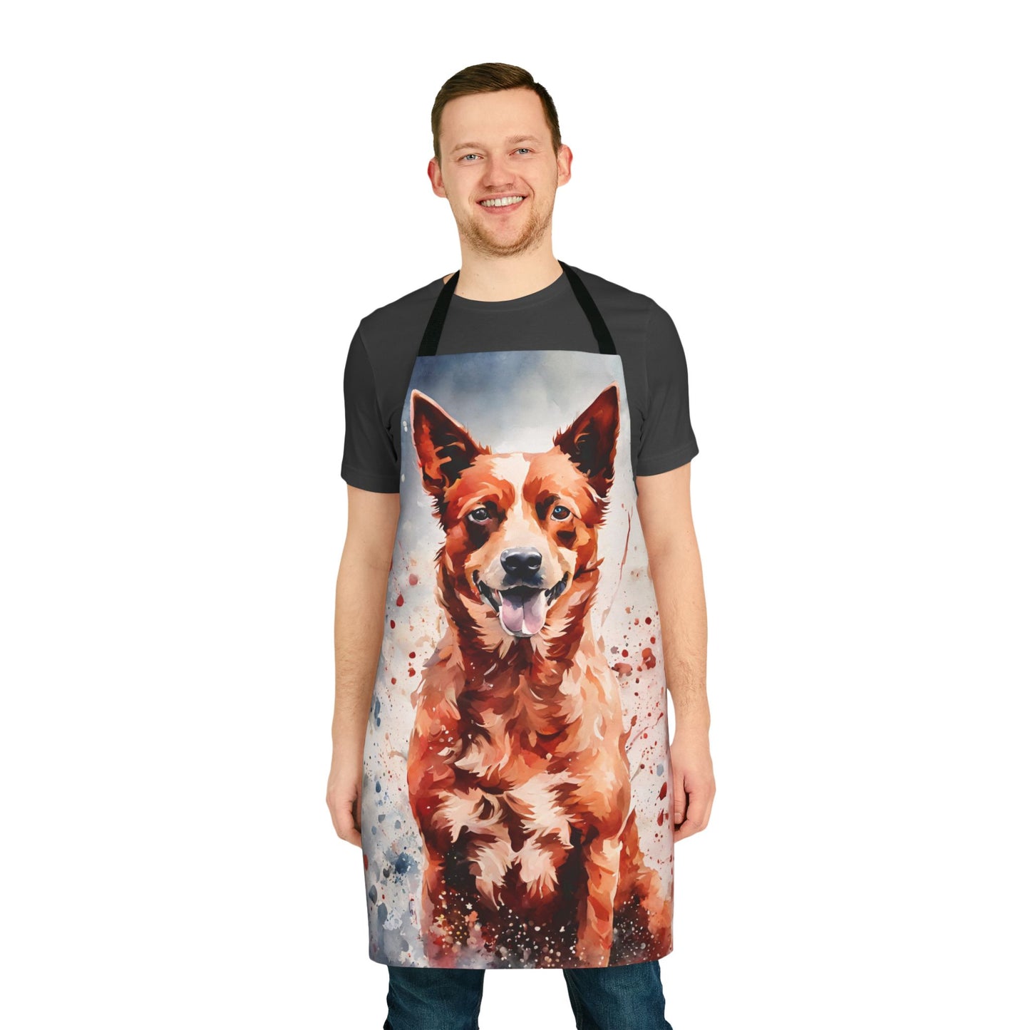 Australian Red Heeler Adult Apron (AOP)