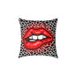 Crocodile Lips Poly Pillow