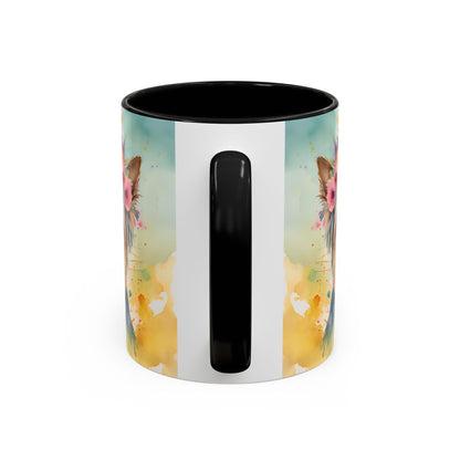 Yorkshire Terrier 01 Accent Coffee Mug - Dog Lover Gift